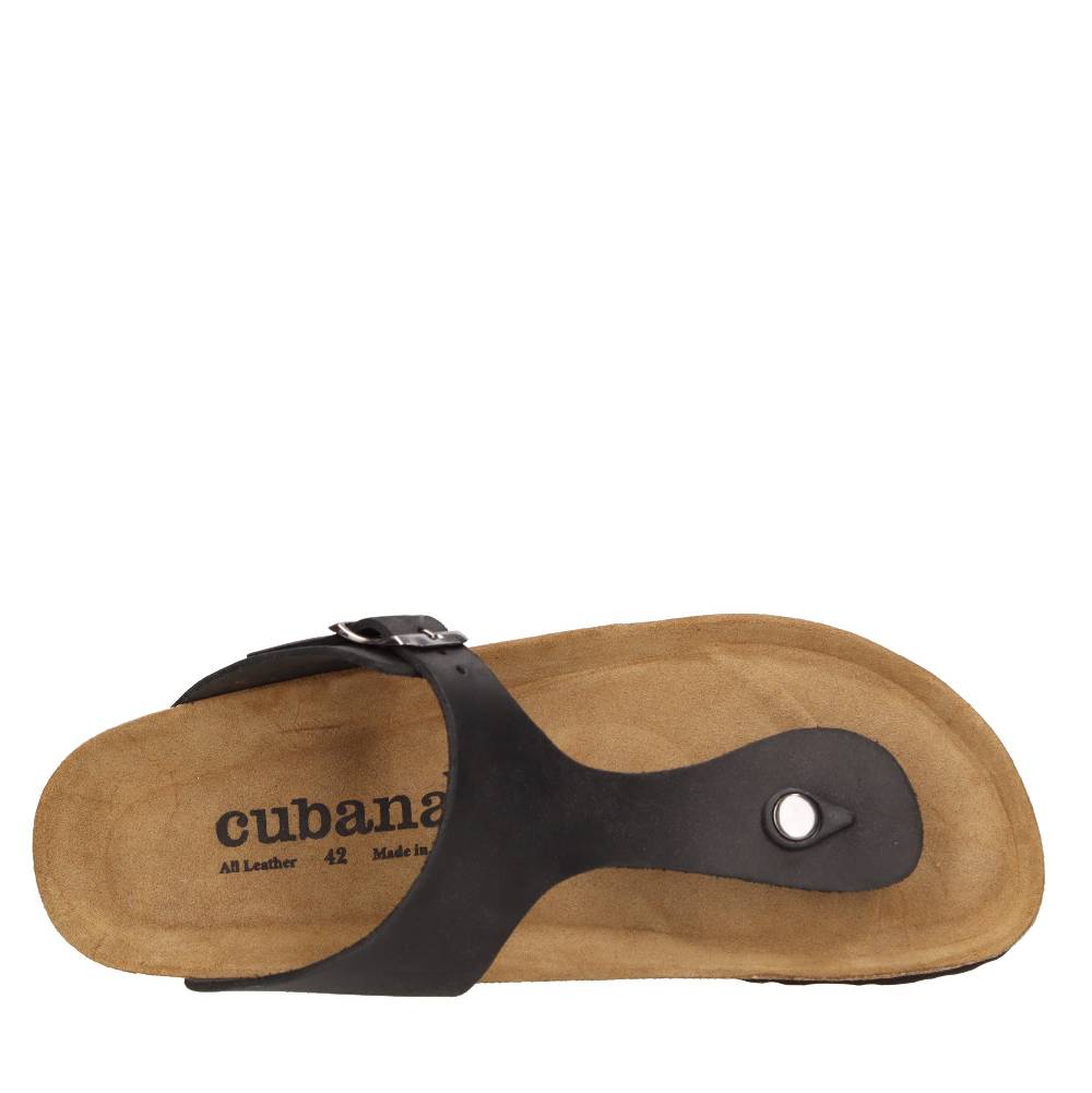 CUBANAS Mules infradito in pelle 2025