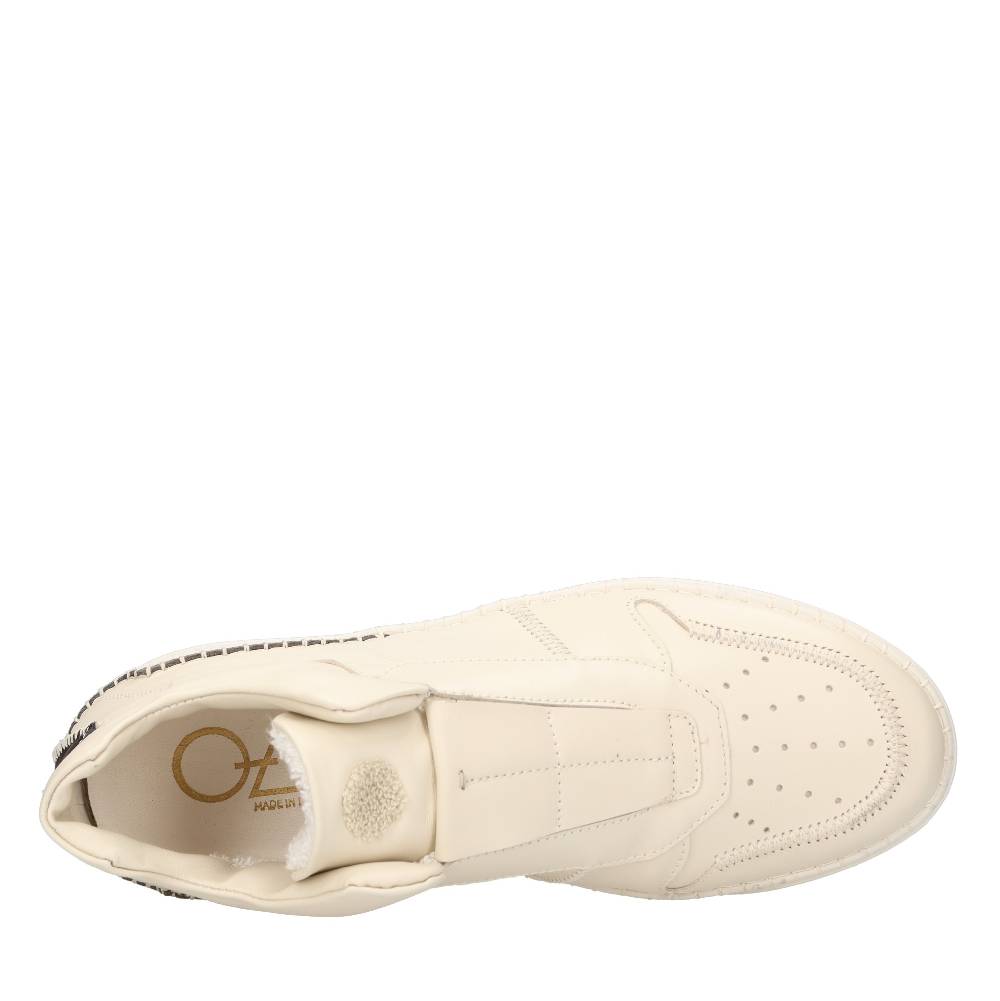 OA NON-FASHION Sneakers in pelle e spugna Nuovo