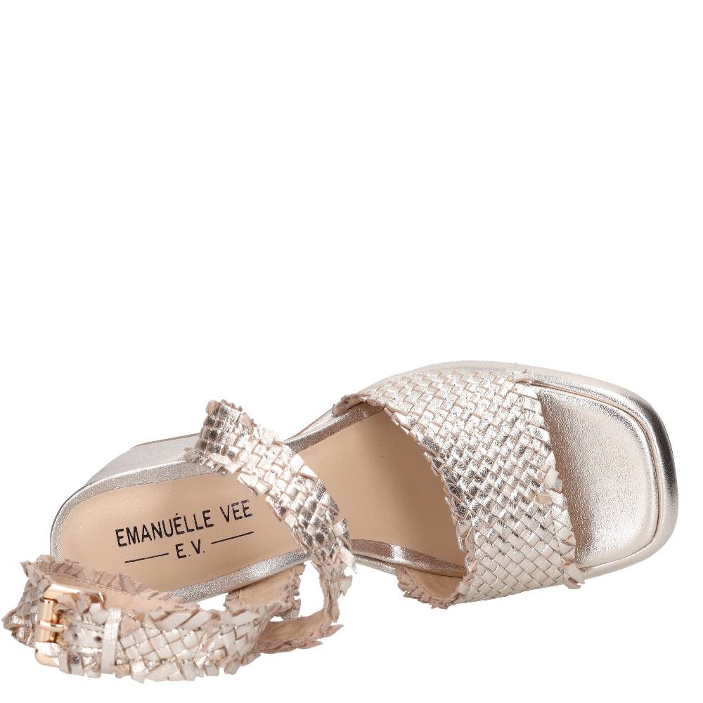 EMANUELLE VEE Sandali in pelle Saldi Di Fabbrica