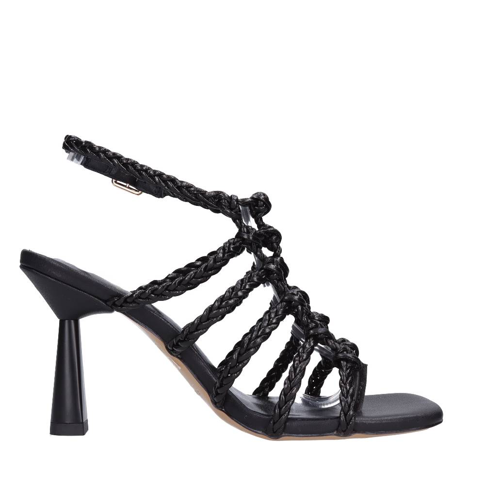 EMANUELLE VEE Sandali infradito in pelle ed ecopelle 2025