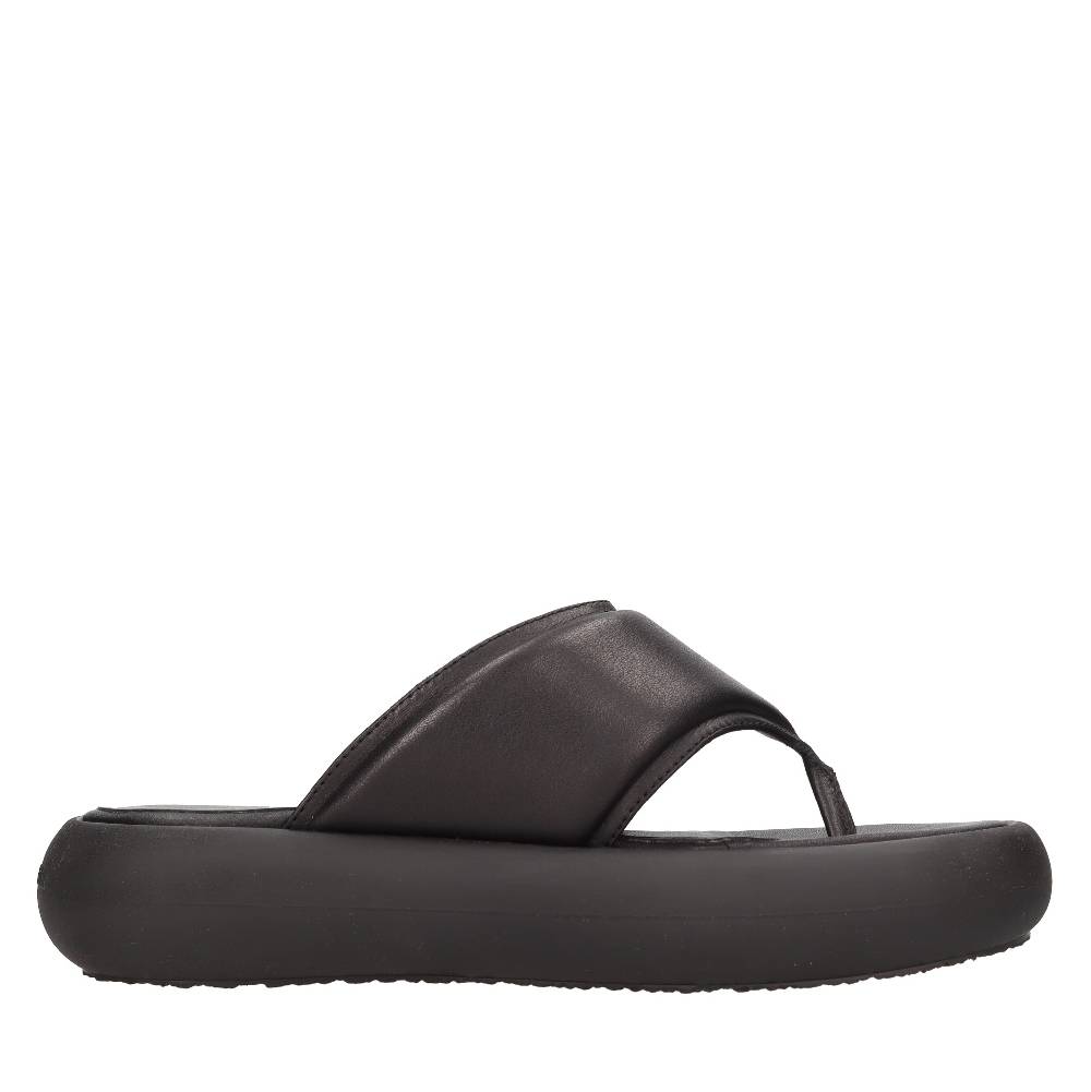 VIC MATIE Mules infradito in pelle Acquista Ora