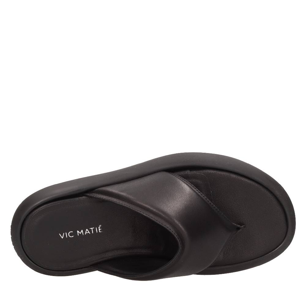 VIC MATIE Mules infradito in pelle Acquista Ora