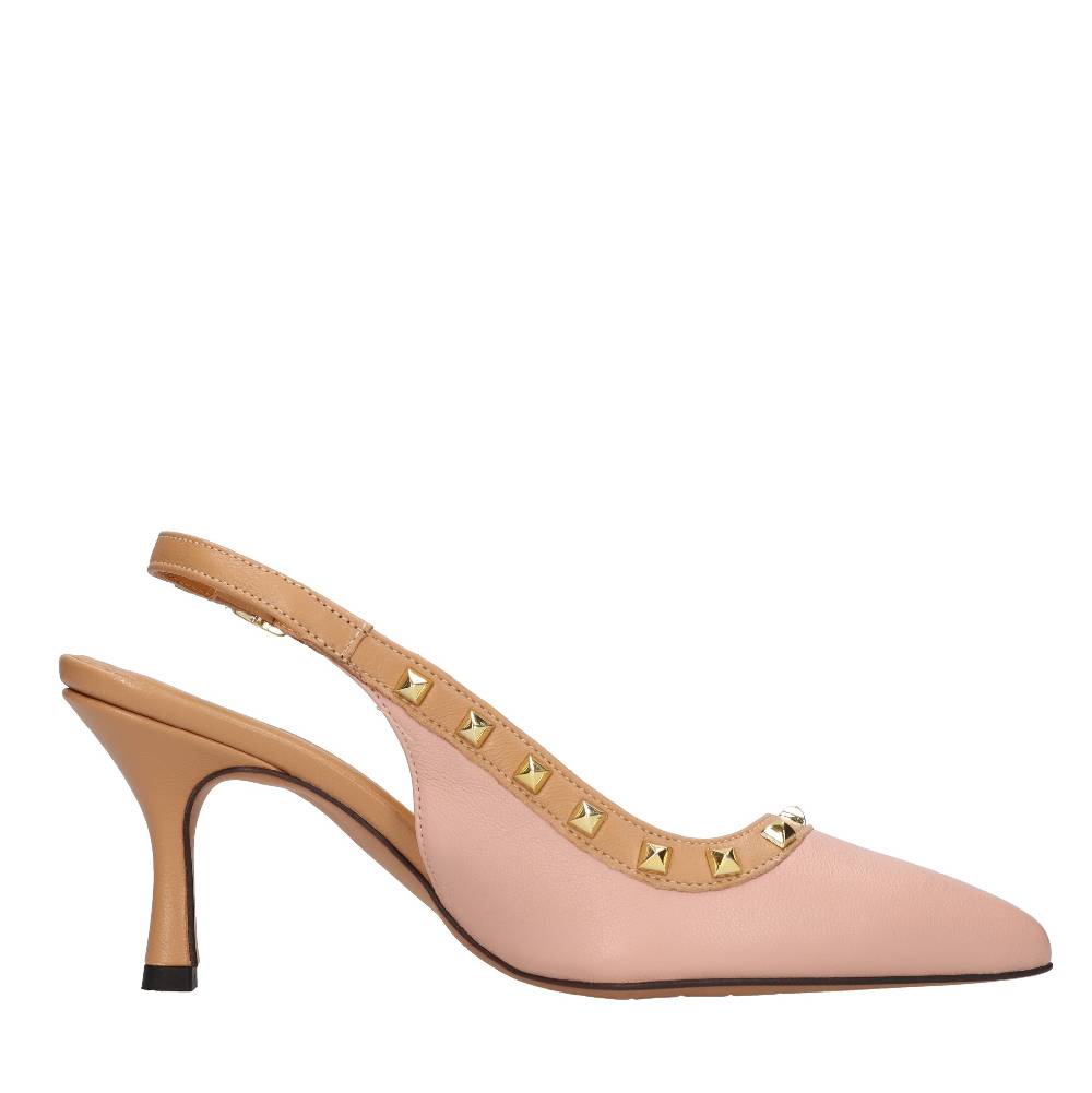 ELENA DEL CHIO Décolleté slingback in pelle Prezzo Ridotto