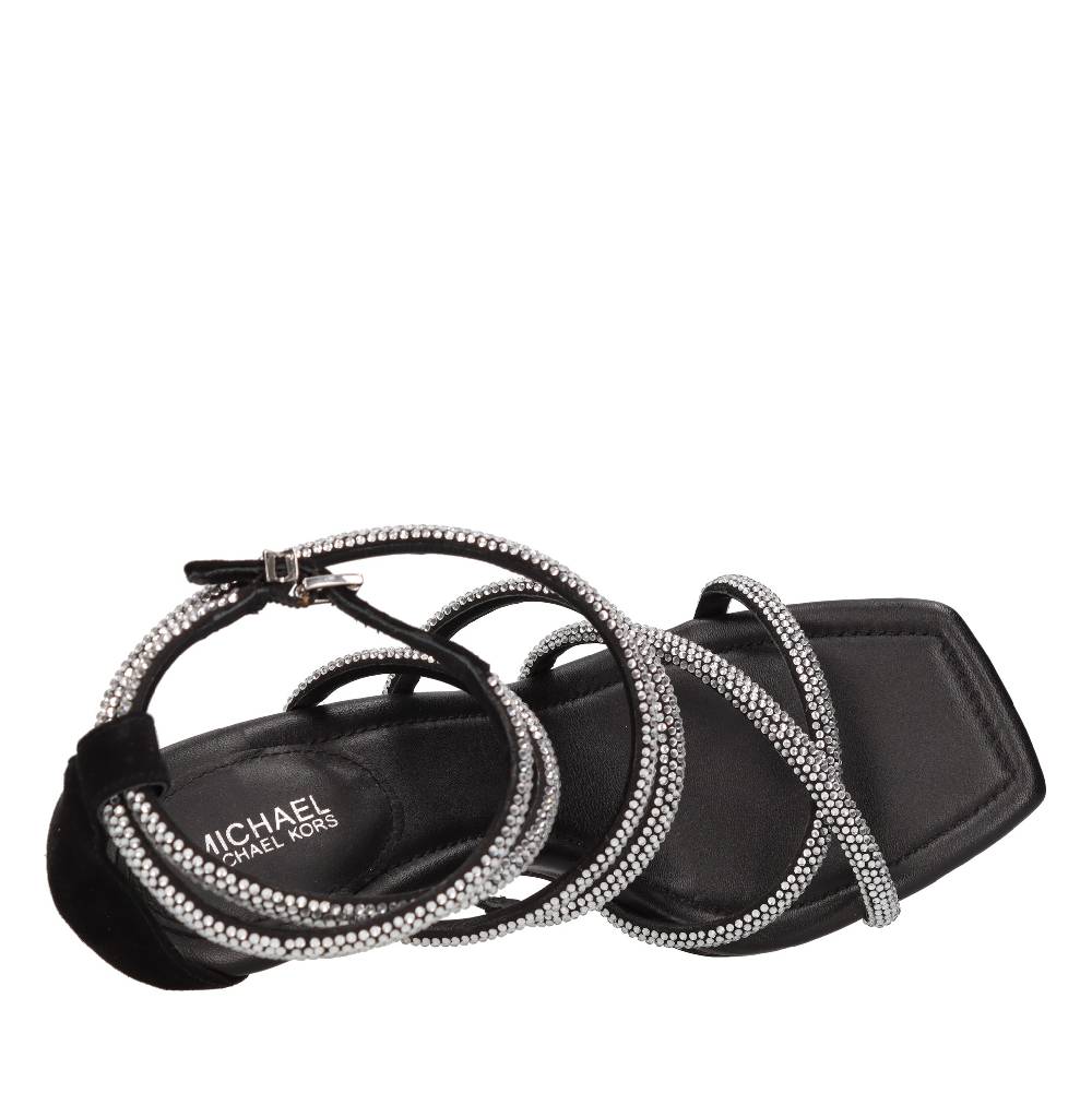 MICHAEL KORS Sandali in pelle e strass Online