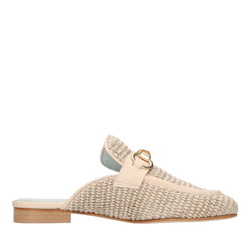 POESIE VENEZIANE Mules in rafia Nuova