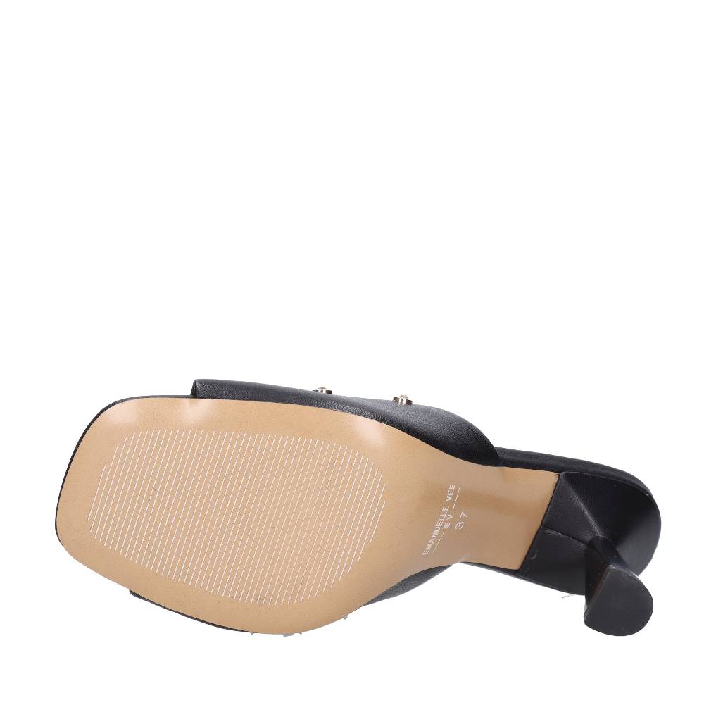 EMANUELLE VEE Mules in pelle Offerte esclusive