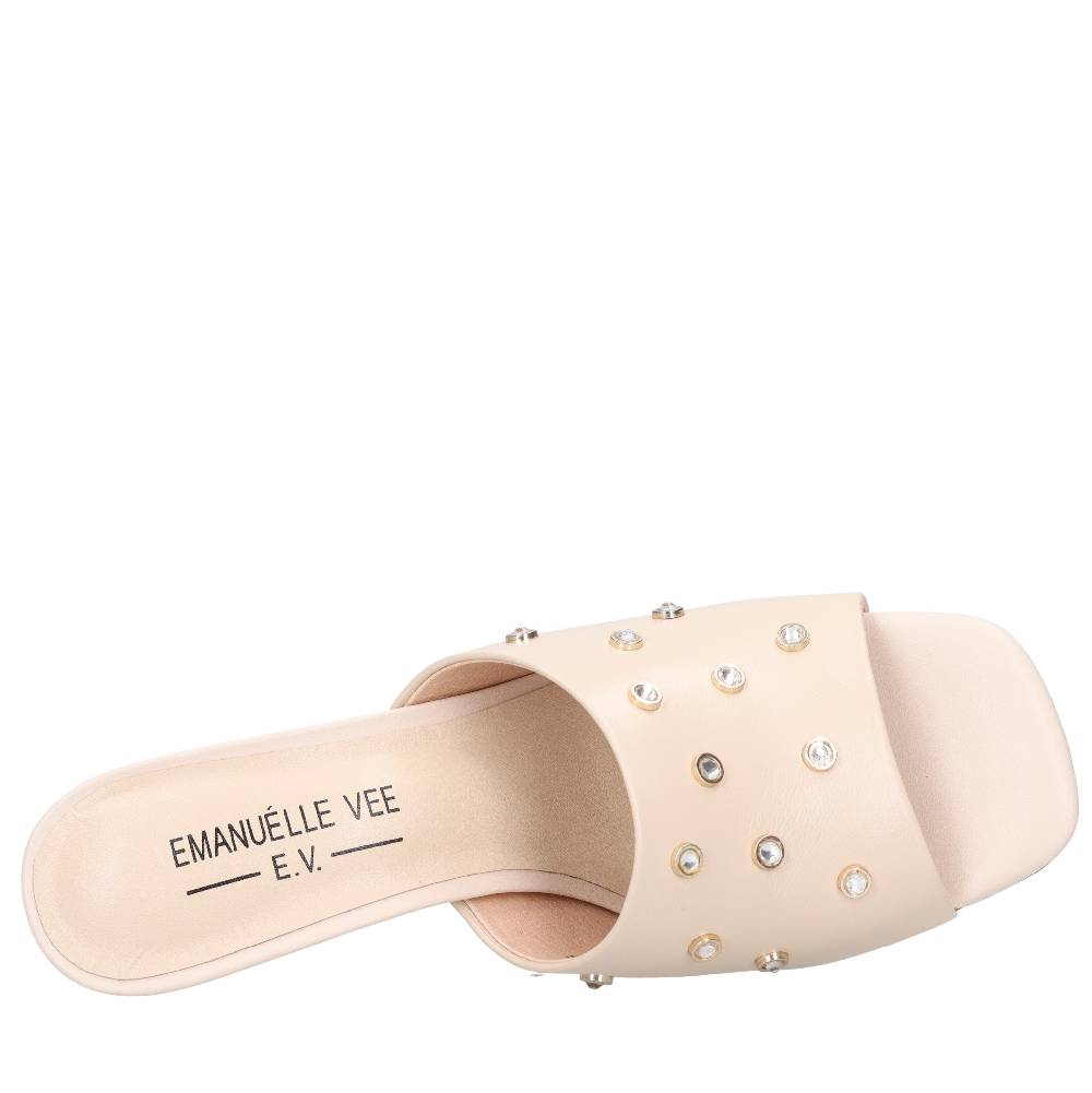 EMANUELLE VEE Mules in pelle Nuovo