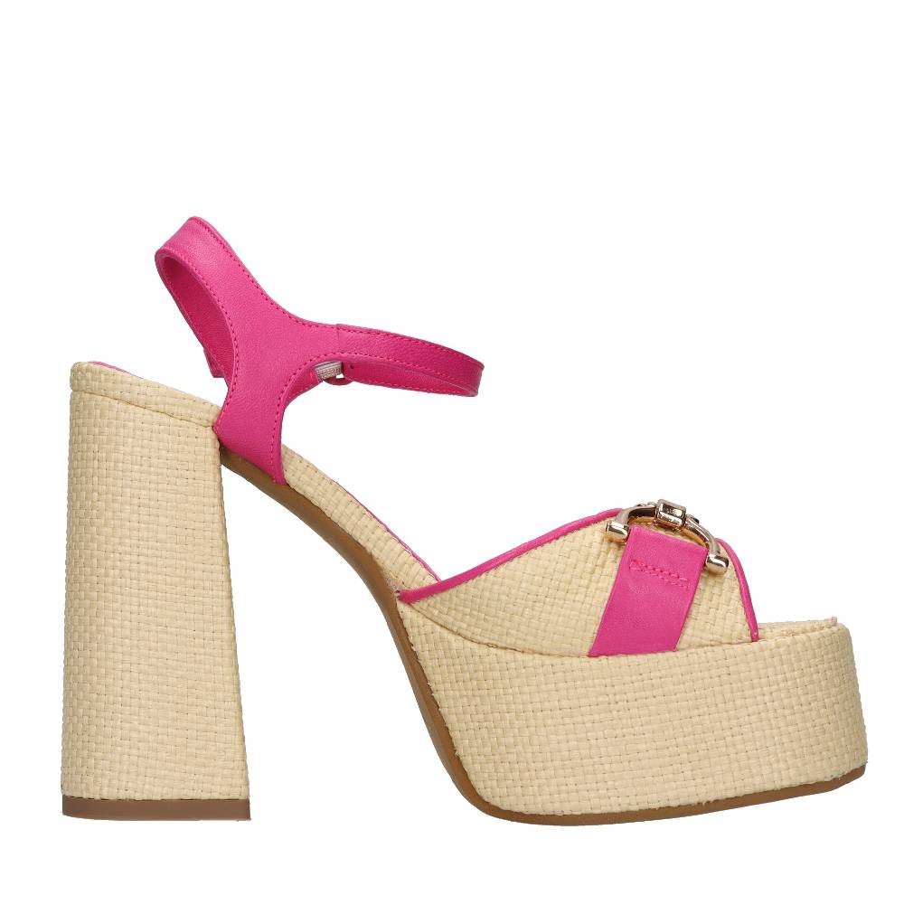 FESTA Sandali in rafia e pelle Shopping Online