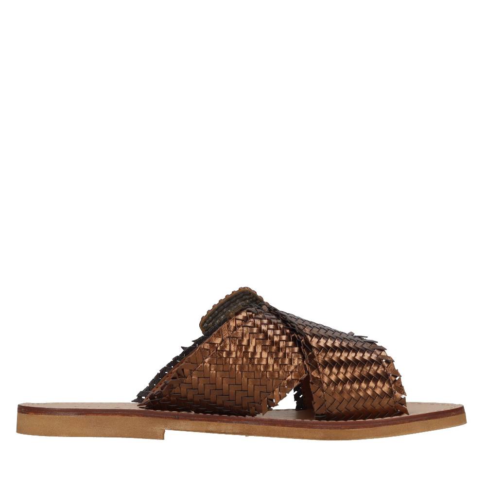 CHATULLE LAB Mules in ecopelle intrecciata Vendita Calda
