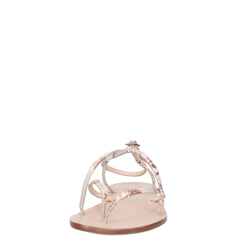 PAOLO FERRARA Sandali infradito in pelle In Linea