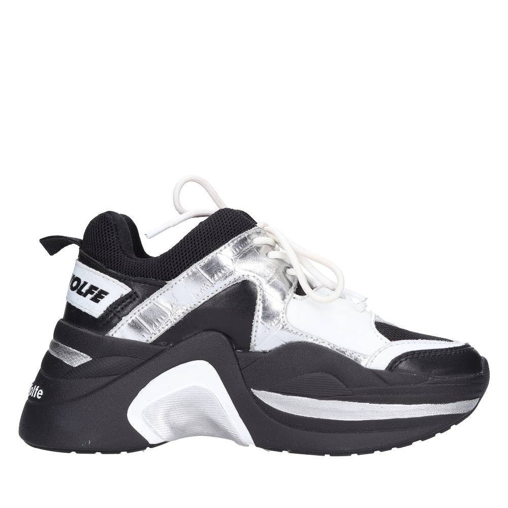 NAKED WOLFE Sneakers in pelle ed ecopelle Vendita