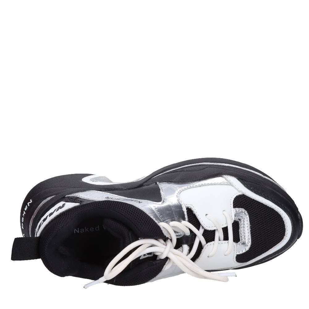 NAKED WOLFE Sneakers in pelle ed ecopelle Vendita