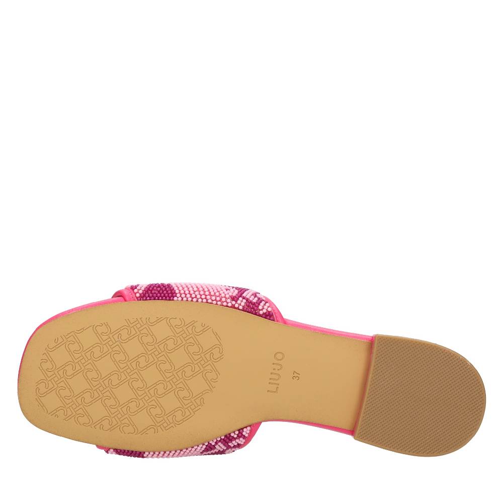 LIU JO Mules in perline ed ecopelle Presa