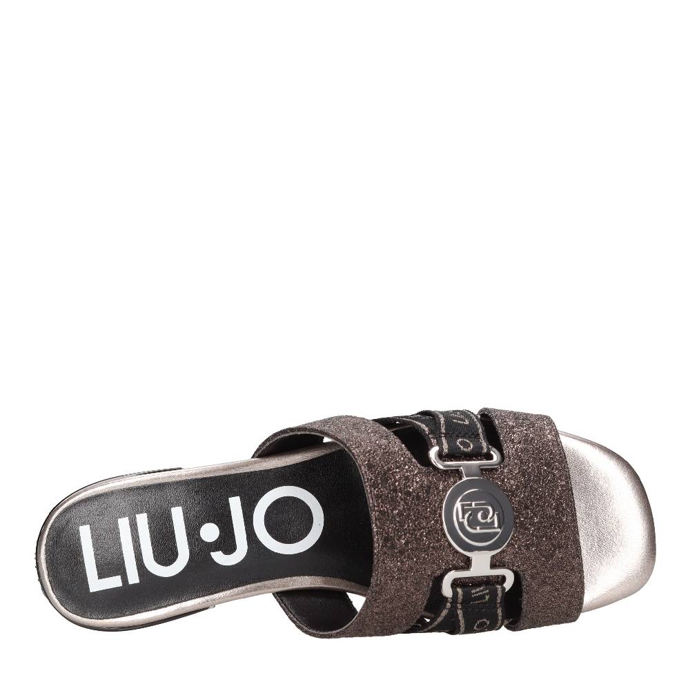LIU JO Mules in tessuto ed ecopelle Offerta