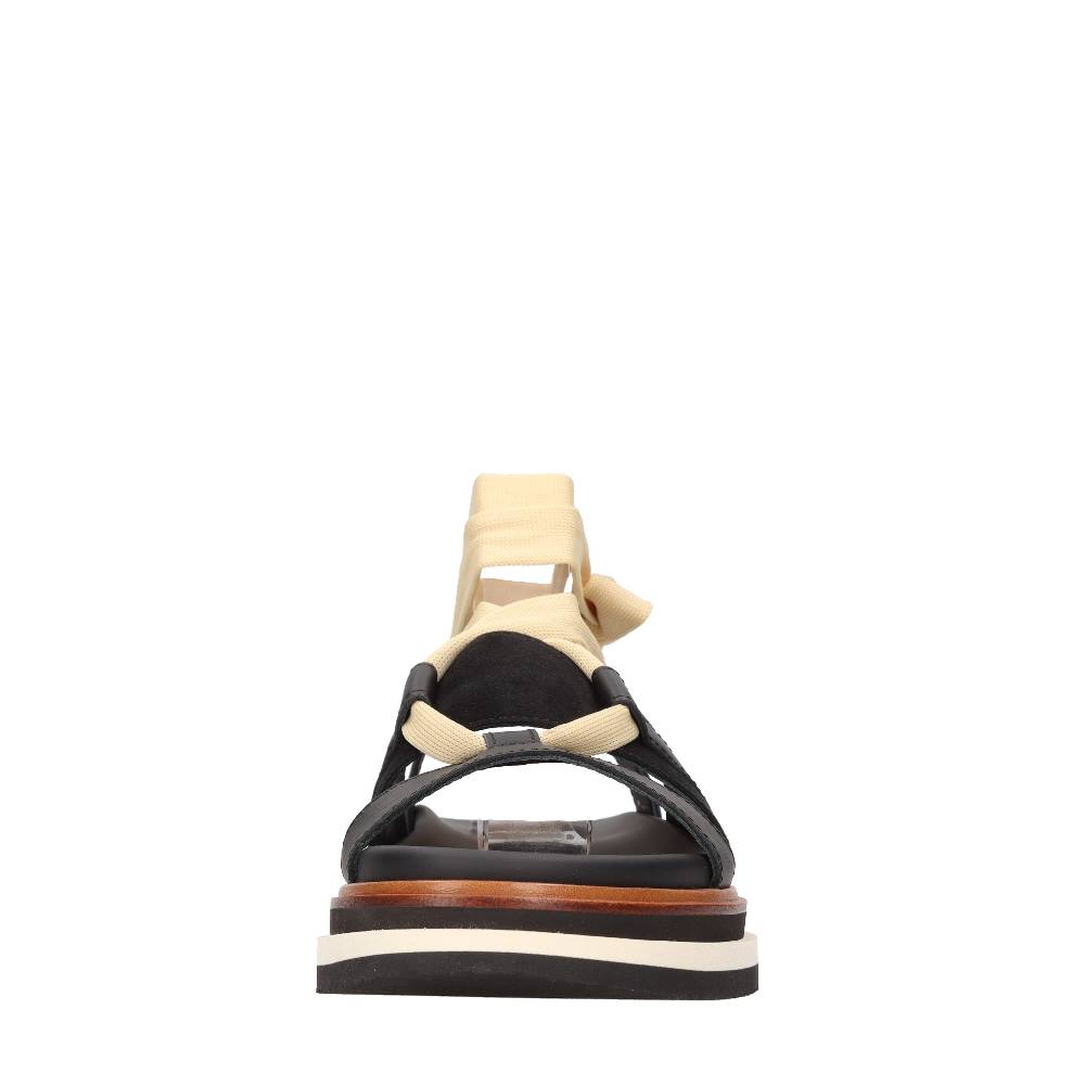 HOGAN Sandali flat in pelle In Saldo
