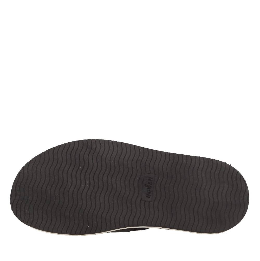 HOGAN Sandali flat in pelle In Saldo