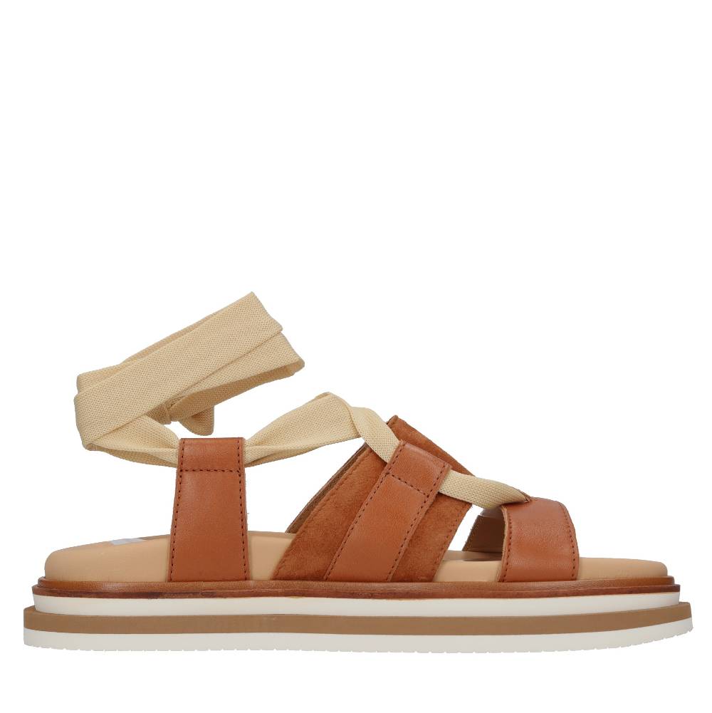 HOGAN Sandali flat in pelle Moda