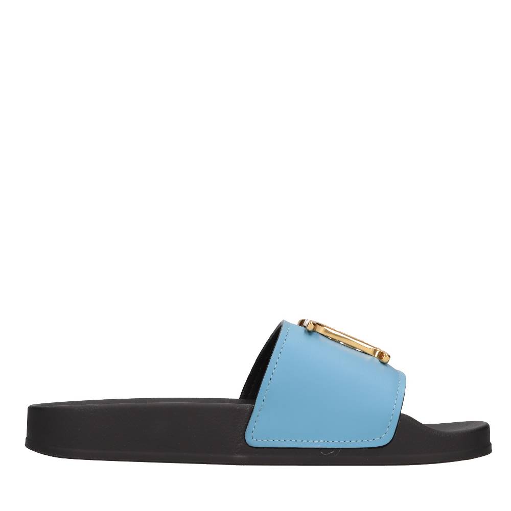 DSQUARED2 Mules in gomma e pelle Nuovo