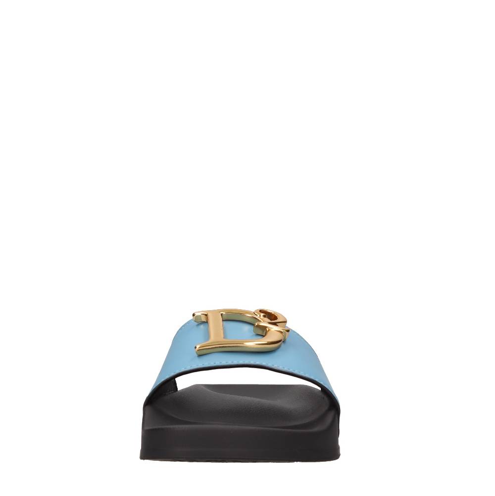 DSQUARED2 Mules in gomma e pelle Nuovo