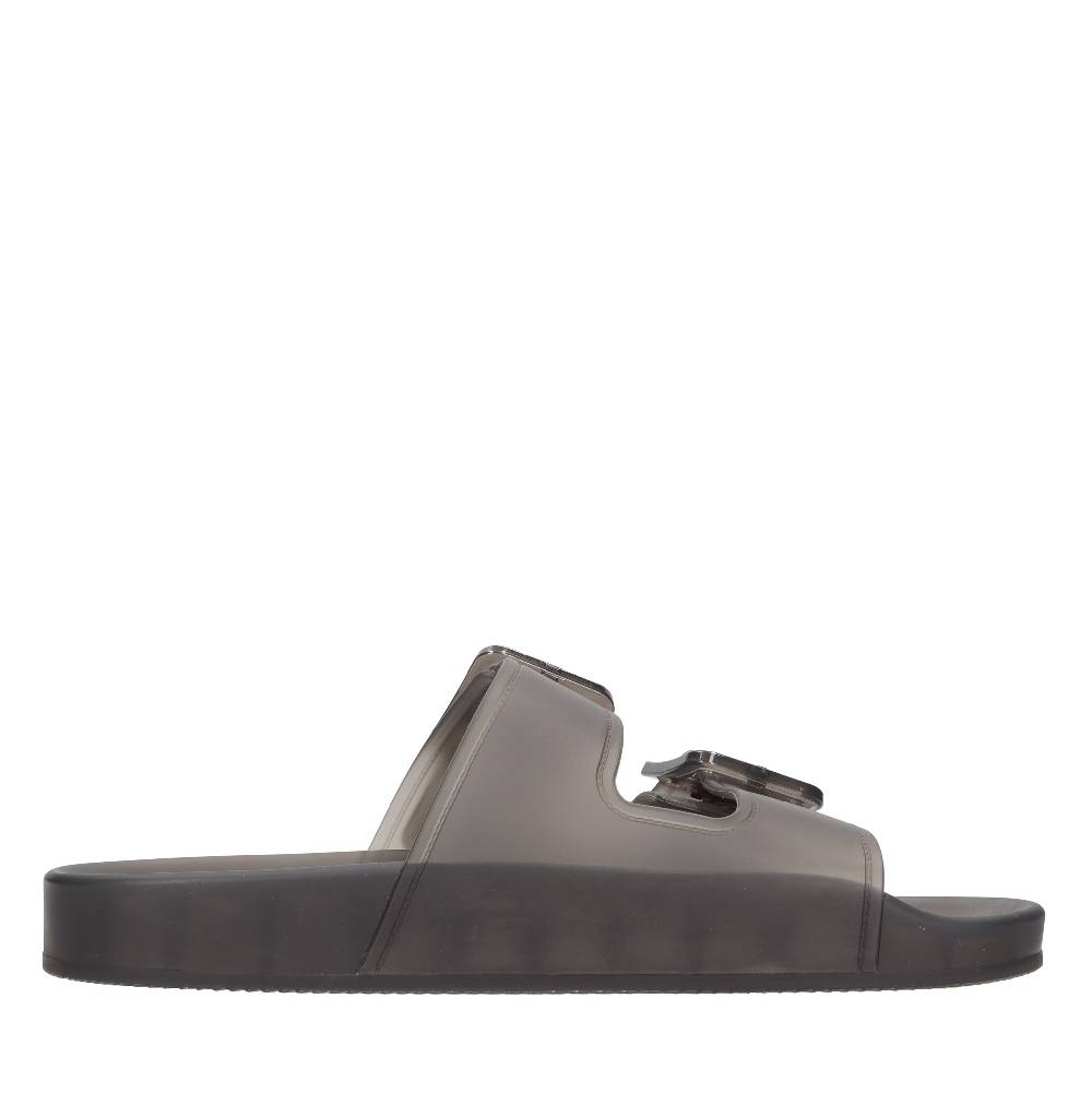 BALENCIAGA Mules in gomma trasparente Promozione