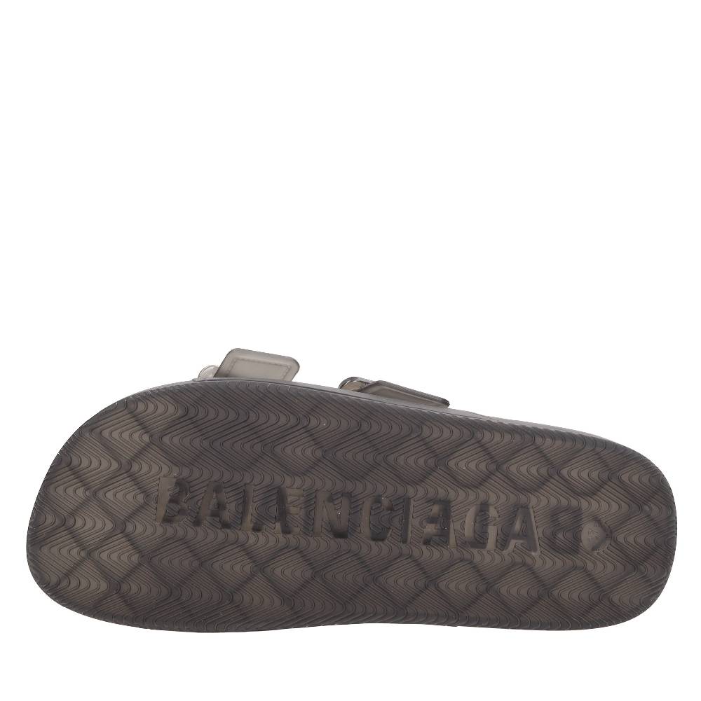 BALENCIAGA Mules in gomma trasparente Promozione