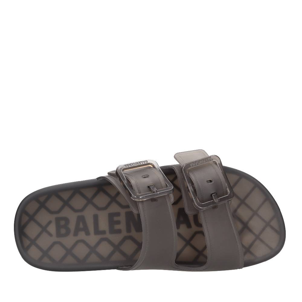 BALENCIAGA Mules in gomma trasparente Promozione