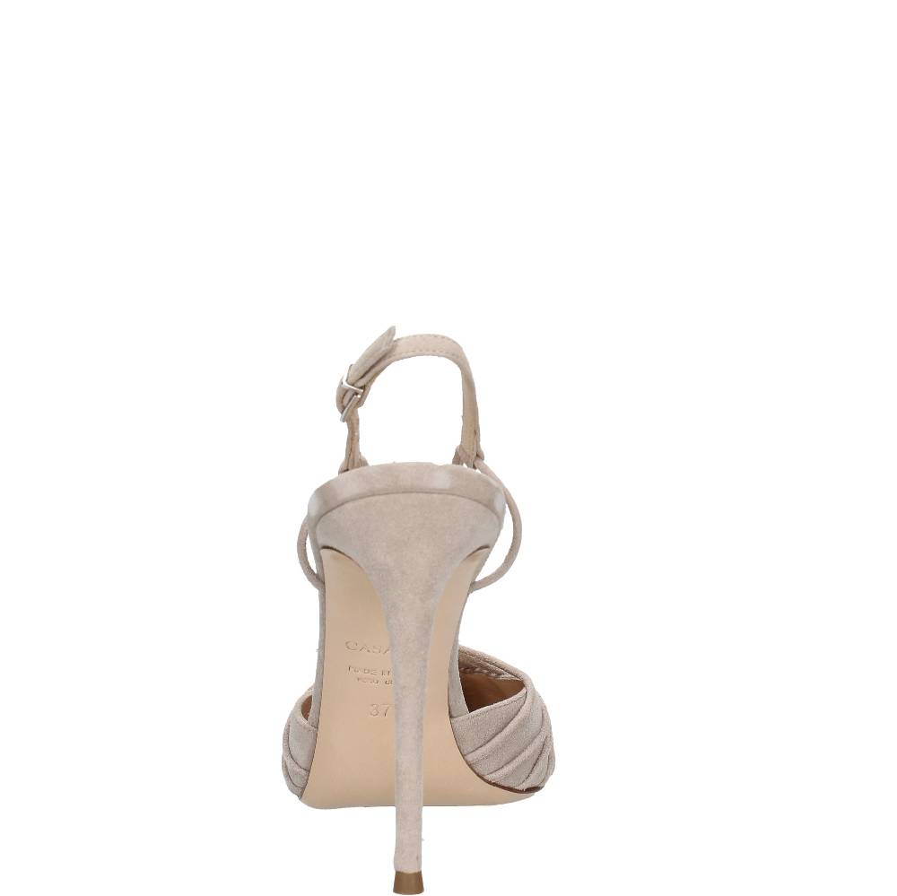 CASADEI Décolleté slingback in camoscio Pezzi Unici