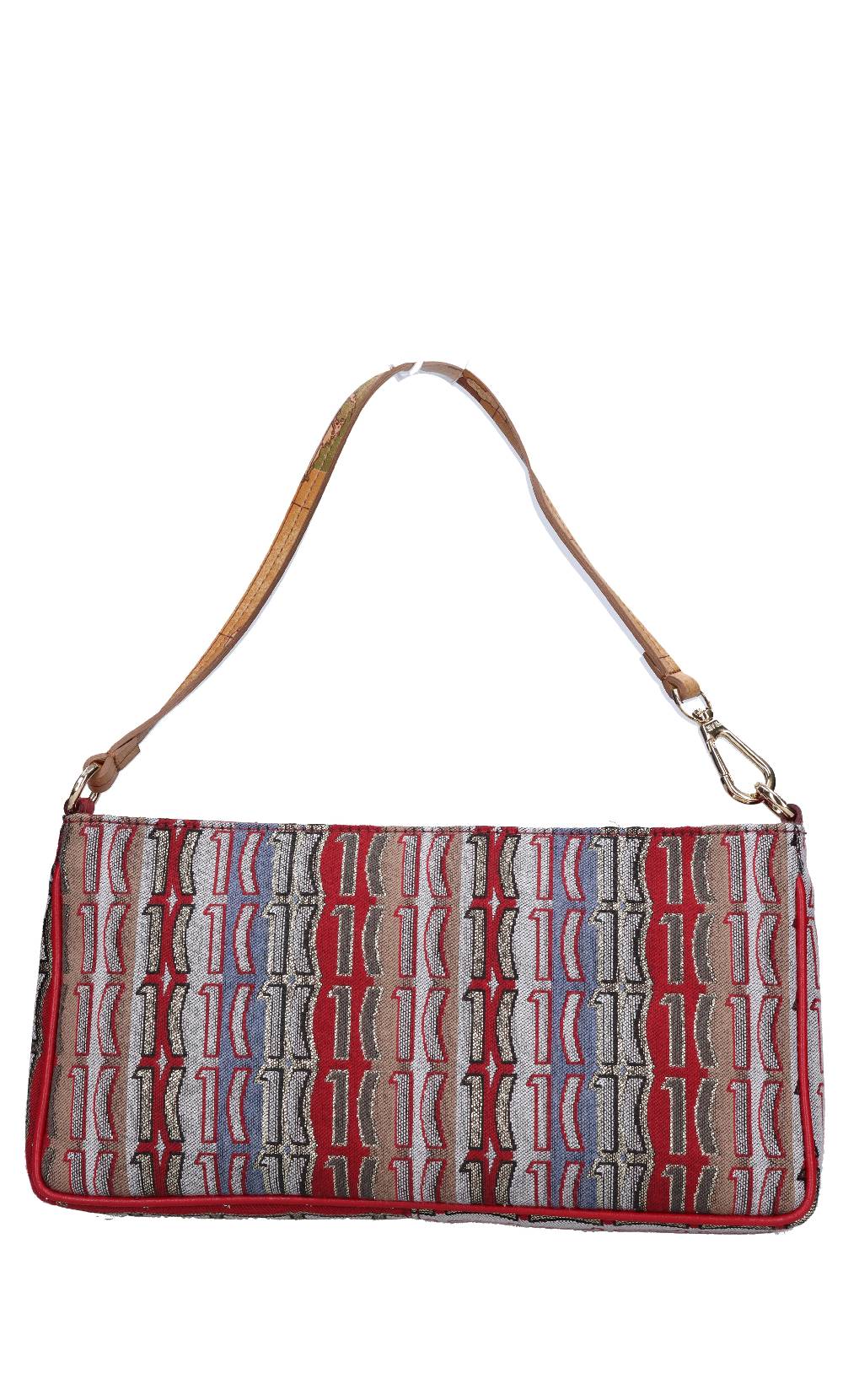 ALVIERO MARTINI 1a CLASSE Borsa in tessuto e pelle Soddisfazione Garantita