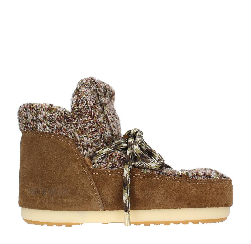 MOON BOOT Stivaletti da neve modello PUMPS WOOL MOON BOOT in camoscio e tessuto Novità