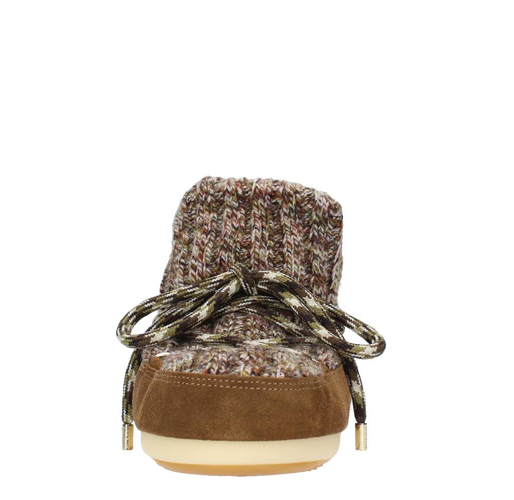 MOON BOOT Stivaletti da neve modello PUMPS WOOL MOON BOOT in camoscio e tessuto Novità
