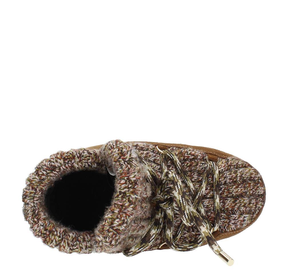 MOON BOOT Stivaletti da neve modello PUMPS WOOL MOON BOOT in camoscio e tessuto Novità