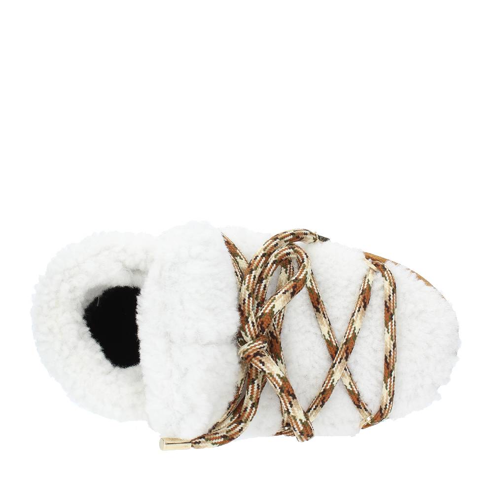 MOON BOOT Stivaletti da neve modello PUMPS SHEARLING MOON BOOT in pelliccia e camoscio I Più Venduti