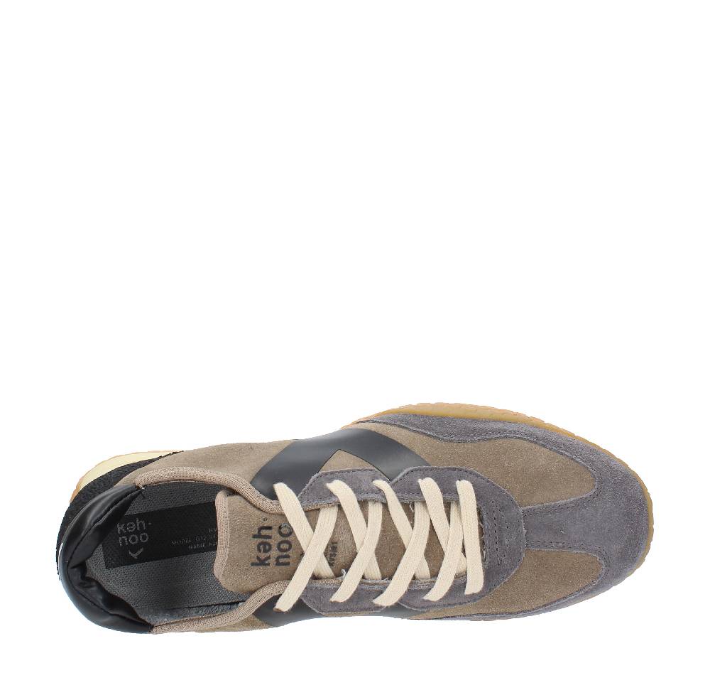 KEH NOO Sneakers KEH NOO in camoscio tessuto e gomma Economico
