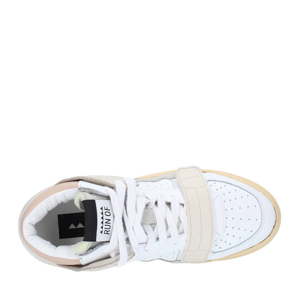 RUN OF Sneakers modello MID COMBI-CP RUN OF in pelle camoscio Saldi
