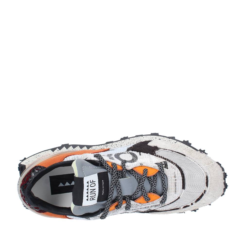 RUN OF Sneakers modello 9377RO-1 RUN OF in pelle camoscio e tessuto Hotsell
