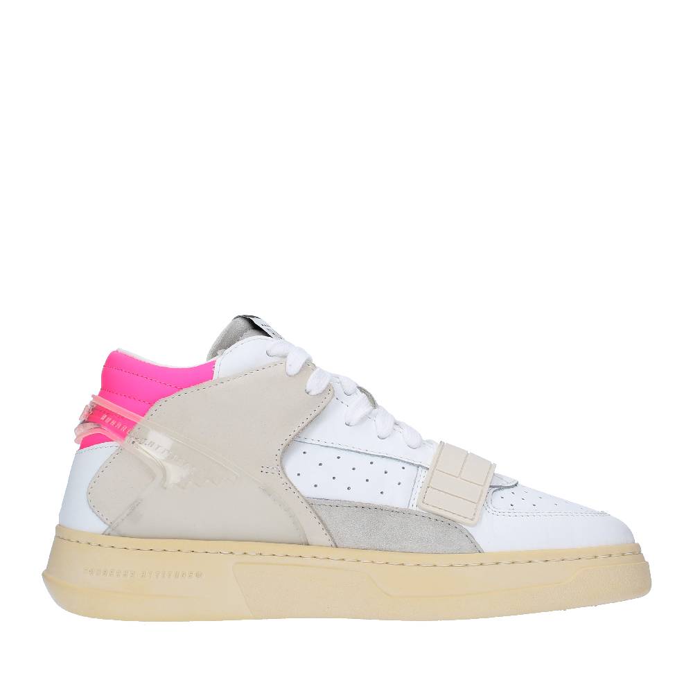RUN OF Sneakers modello MID COMBI-RF RUN OF in pelle camoscio e tessuto Vendita Economica