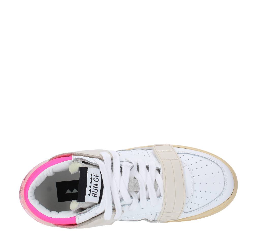 RUN OF Sneakers modello MID COMBI-RF RUN OF in pelle camoscio e tessuto Vendita Economica
