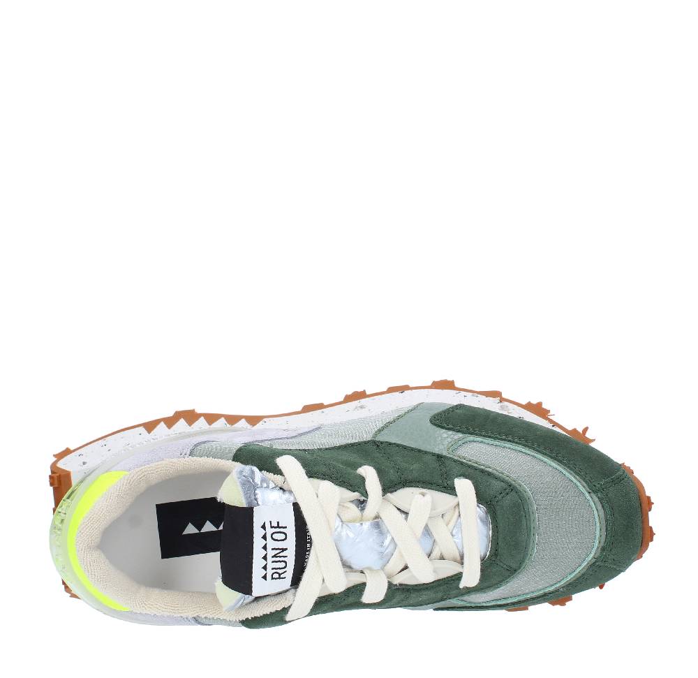 RUN OF Sneakers modello ABEL RUN OF in camoscio e tessuto Saldi Di Fabbrica