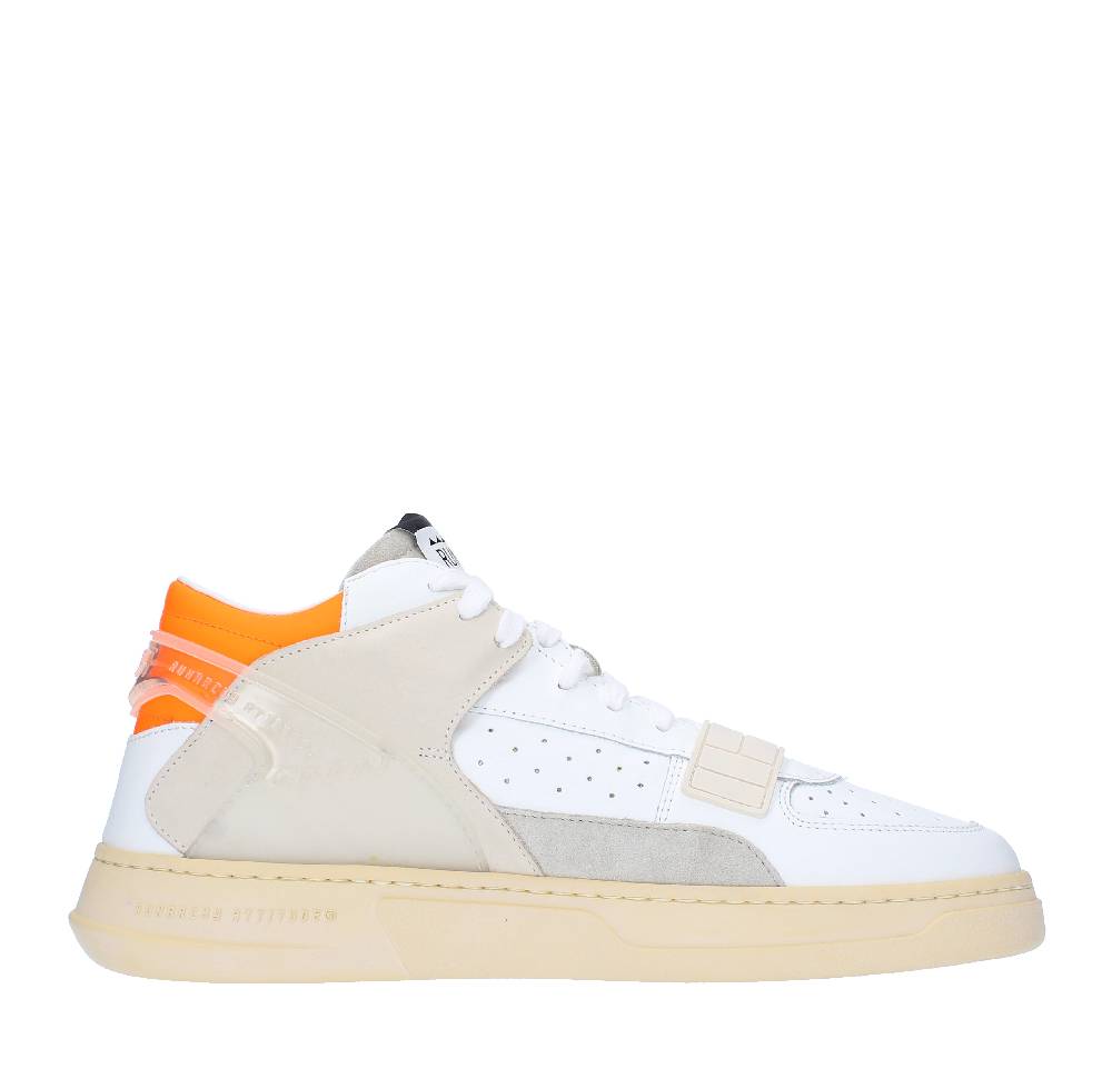 RUN OF Sneakers modello MID COMBI-AF RUN OF in pelle camoscio e tessuto Vendite Flash