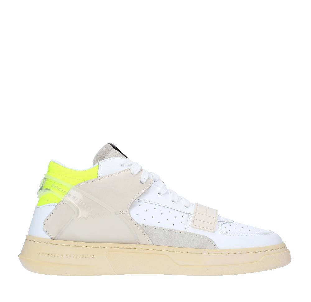 RUN OF Sneakers modello MID COMBI-GF RUN OF in pelle camoscio e tessuto In Saldo