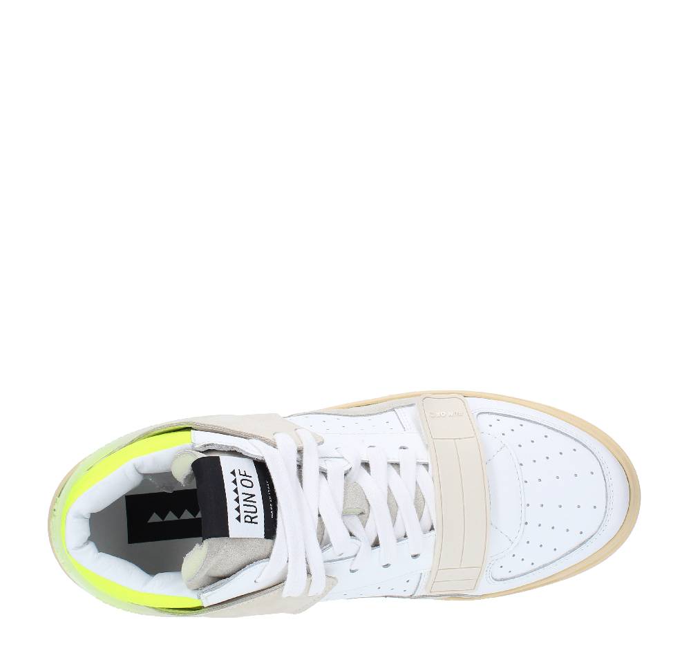 RUN OF Sneakers modello MID COMBI-GF RUN OF in pelle camoscio e tessuto In Saldo