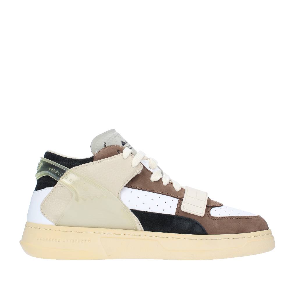 RUN OF Sneakers modello ERRANT MID RUN OF in pelle camoscio e tessuto Nuova