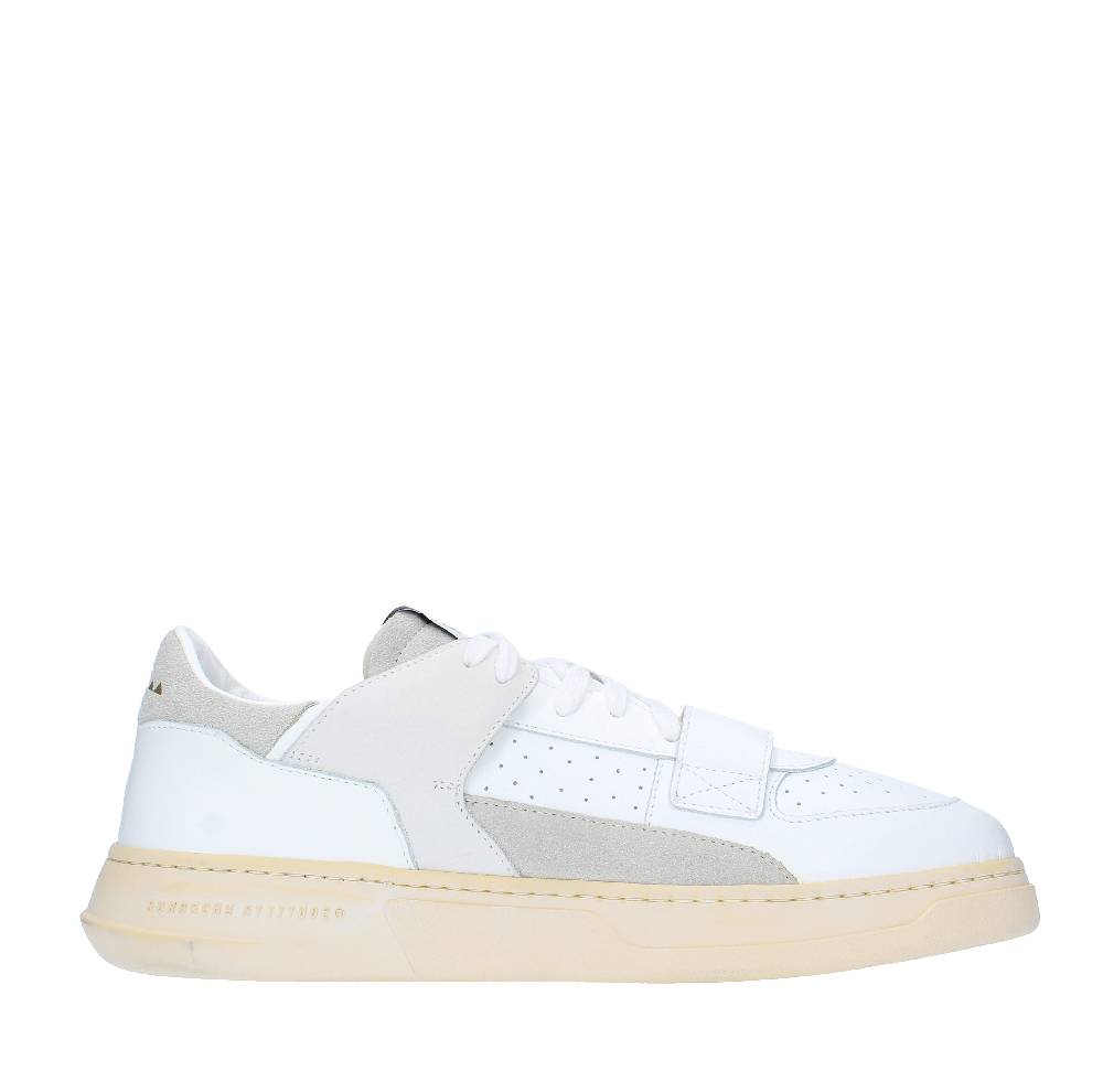 RUN OF Sneakers modello GHOST RUN OF in pelle camoscio e tessuto Italia