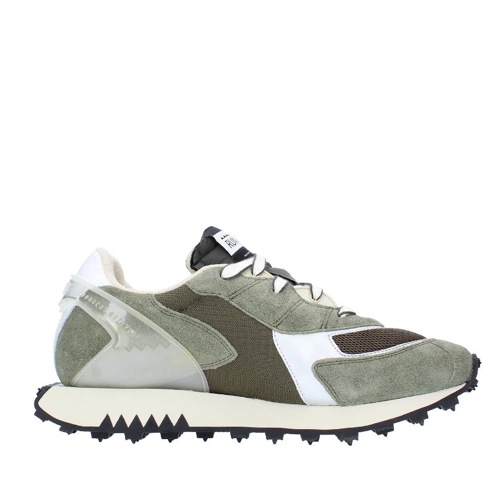 RUN OF Sneakers modello BUND RUN OF in camoscio e tessuto Qualità