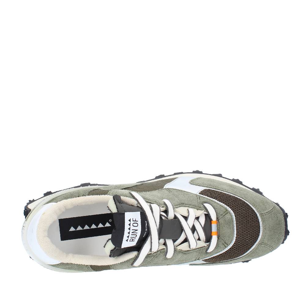 RUN OF Sneakers modello BUND RUN OF in camoscio e tessuto Qualità