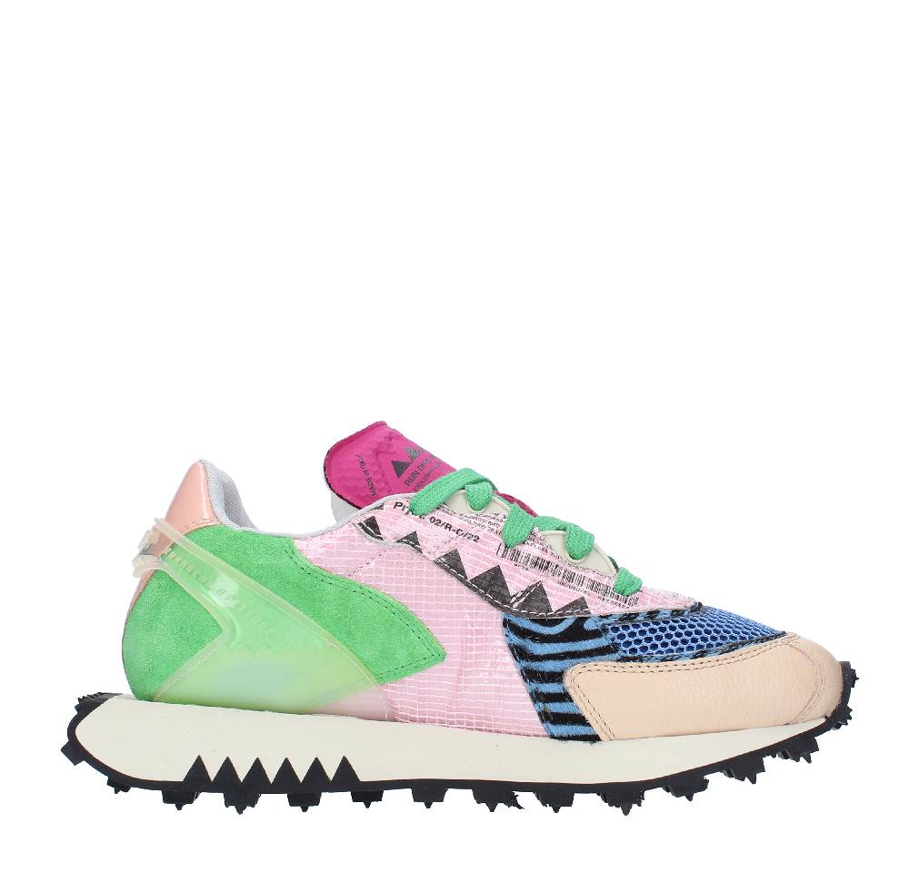 RUN OF Sneakers modello RO-1 HAMBURG RUN OF in pelle camoscio e tessuto Spedizione Gratuita