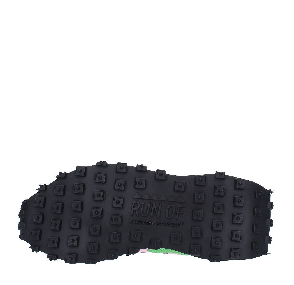 RUN OF Sneakers modello RO-1 HAMBURG RUN OF in pelle camoscio e tessuto Spedizione Gratuita