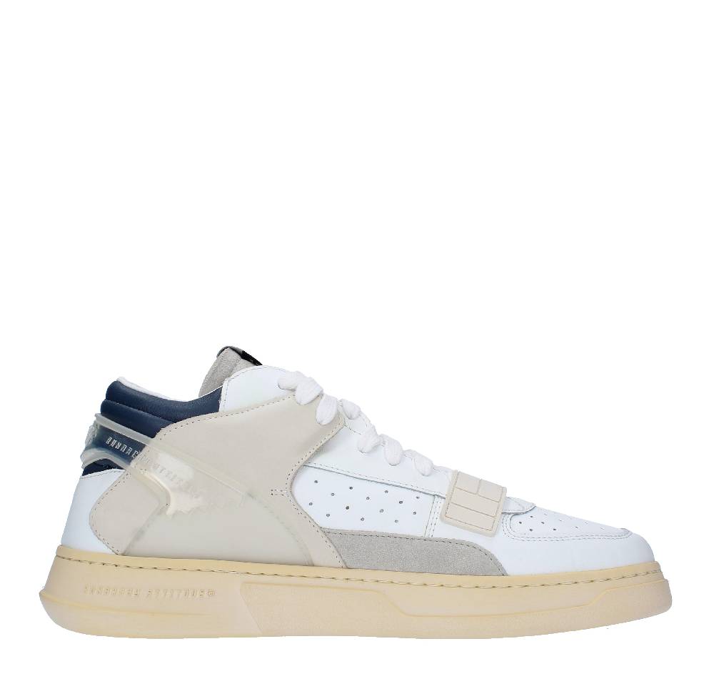 RUN OF Sneakers modello MID COMBI RUN OF in pelle camoscio e tessuto Soddisfazione Garantita