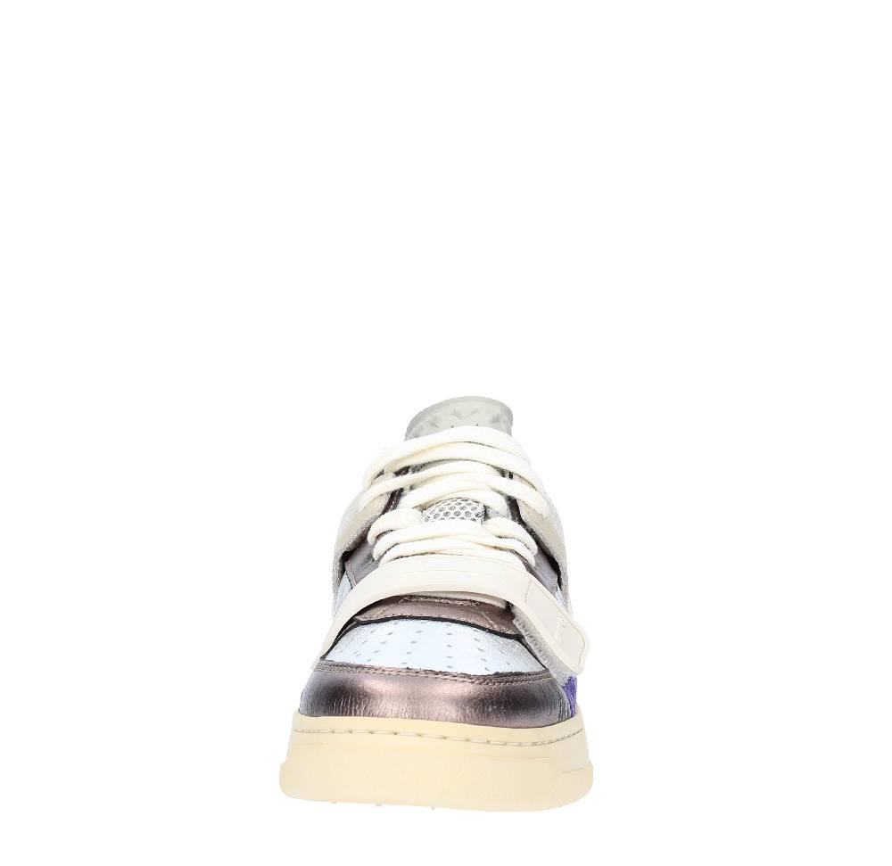 RUN OF Sneakers modello METAL PUNK RUN OF in pelle e tessuto Consegna Veloce