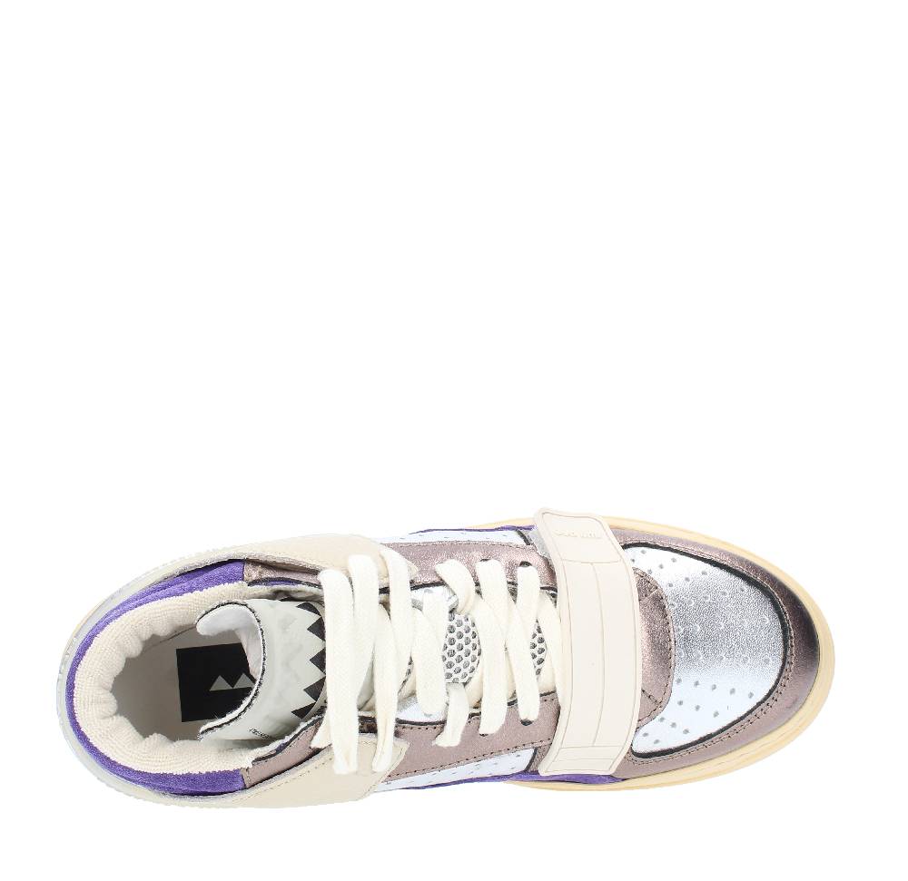 RUN OF Sneakers modello METAL PUNK RUN OF in pelle e tessuto Consegna Veloce